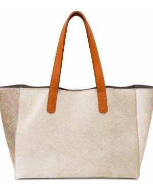 CARTERA CUERO CON PELO 10