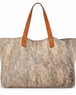 CARTERA CUERO CON PELO 6
