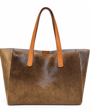 CARTERA CUERO CON PELO 7